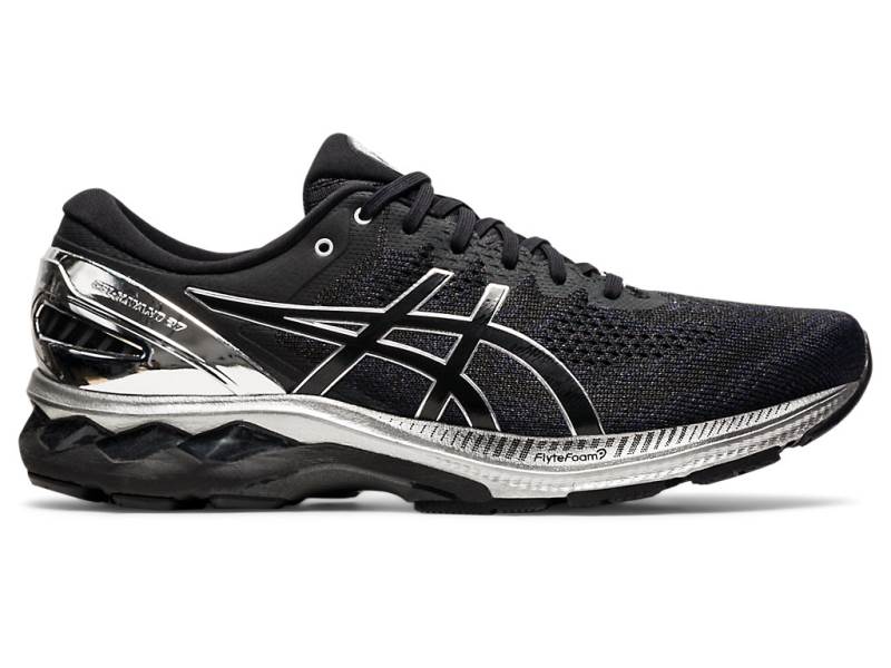 Sapatilhas Running Asics GEL-KAYANO 27 PLATINUM Homem Pretas, 6450A279.811